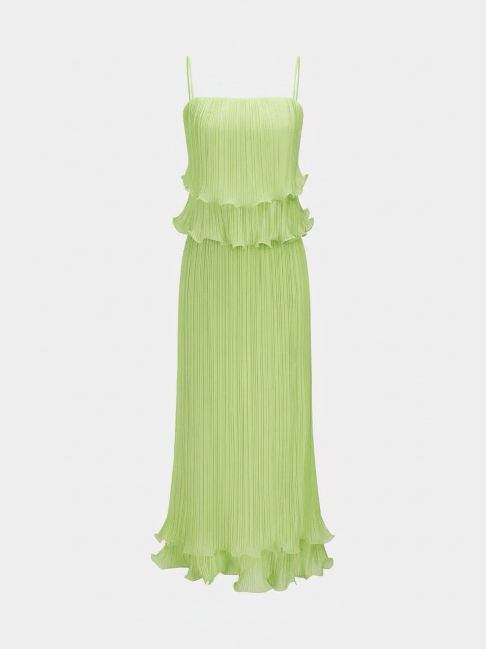 Commense Pleated Layered Ruffle Skirt Set - Picture 11 of 16